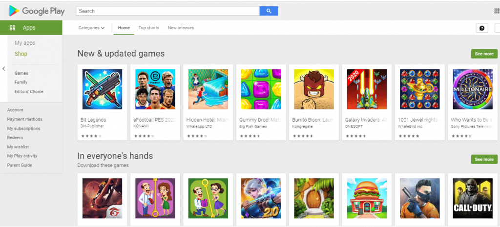 Download and Install Google Play Store Apps on Laptop and PCs