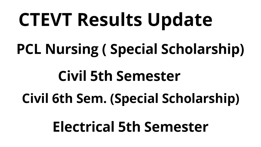 CTEVT Results Update 2077